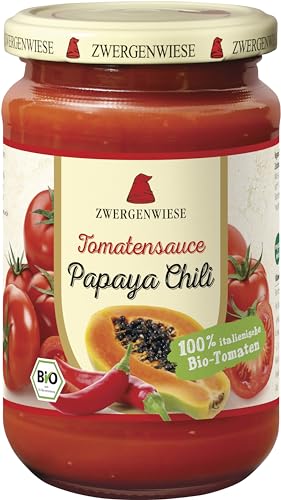 Zwergenwiese Bio Tomatensauce Papaya-Chili (6 x 340 ml) von Zwergenwiese