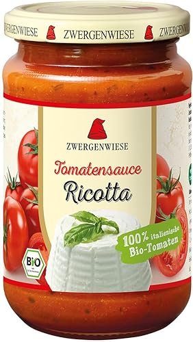 Zwergenwiese Bio Tomatensauce Ricotta (6 x 340 ml) von Zwergenwiese