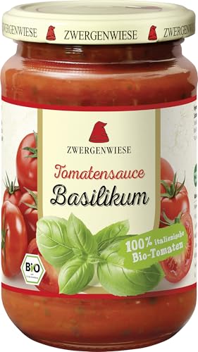 Zwergenwiese Bio Tomatensauce mit Basilikum, 6 x 340ml Zwergenwiese Bio Tomatensauce mit Basilikum, 6 x 340ml von Zwergenwiese