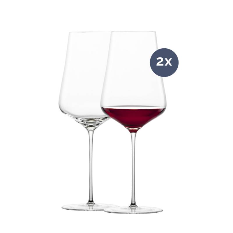 Duo Bordeaux Rotweinglas, 2er Set, Accessoires von Zwiesel Kristallglas AG