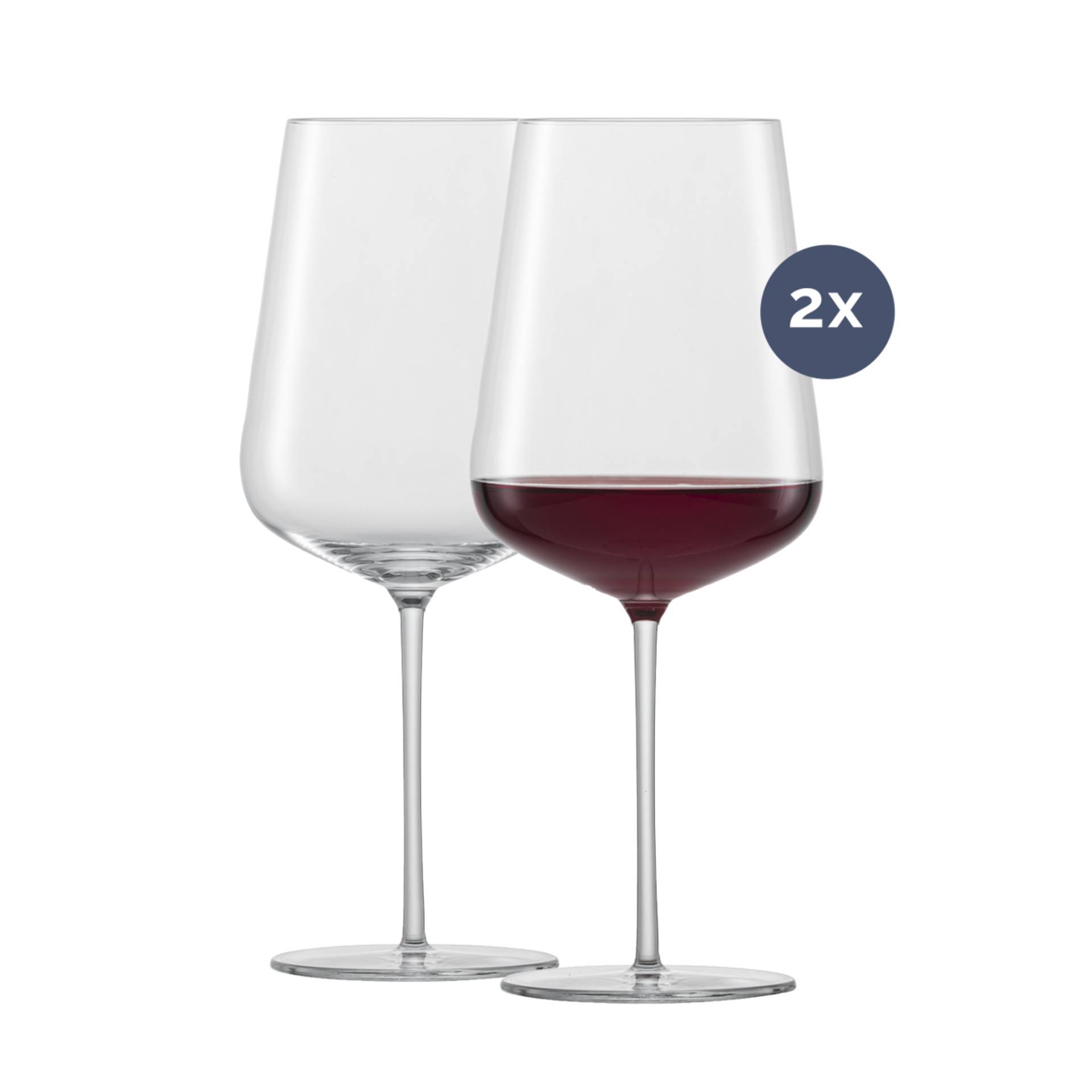 Vervino Bordeaux Rotweinglas, 2er Set, Accessoires von Zwiesel Kristallglas AG