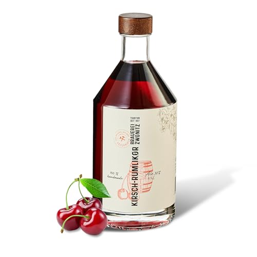 Brauerei Zwönitz Kirsch-Rumlikör/Kirschlikör 0,5 Liter/Fruchtlikör 30% vol/Kirsch Likör in schicker Flasche/Kirschschnaps Brauerei Zwönitz Kirsch-Rumlikör/Kirschlikör 0,5 Liter/Fruchtlikör 30% vol/Kirsch Likör in schicker Flasche/Kirschschnaps von Zwönitzer handwerklich gebraut