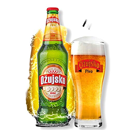 12 Flaschen Ožujsko Bier aus Kroatien mit 4,9% Alc. 0,33l Beer Pivo von Zywiec