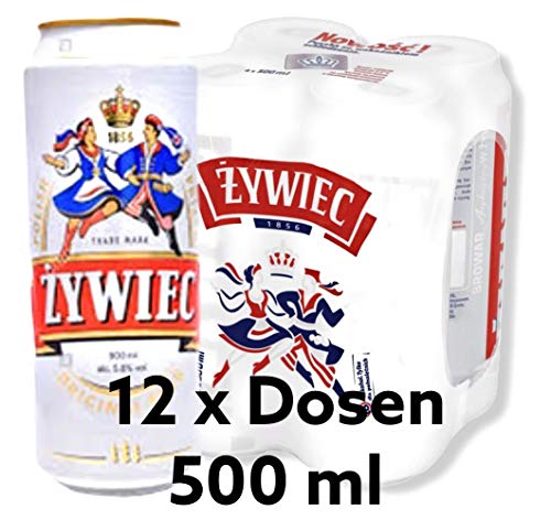 12 x 500 ml Dose Zywiec Pils, der einzigartige Geschmack aus Polen von Zywiec