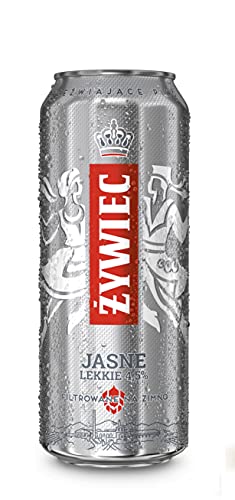 Żywiec - Zywiec Bier Set 4,5% 16 x 500 ml Dose | Der Einzigartige Geschmack aus Polen | Erfrischendes Geschenk | Flaschenbier | Lagerbier von Zywiec