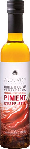 A l'Olivier 'Daily' - Olivenöl mit Tomaten & Piment d'Espelette (Tomate & Piment d'Espelette) in der Glasflasche 250 ml von à l'Olivier