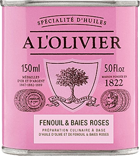 A l'Olivier - 'La Collection 1822' - Olivenöl mit Fenchel und roten Beeren (Fenouil & Baies roses) 150 ml von à l'Olivier