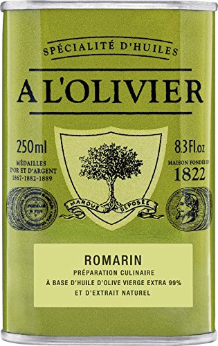 A l'Olivier - 'La Collection 1822' - Olivenöl mit Rosmarin (Romarin) 250 ml von à l'Olivier