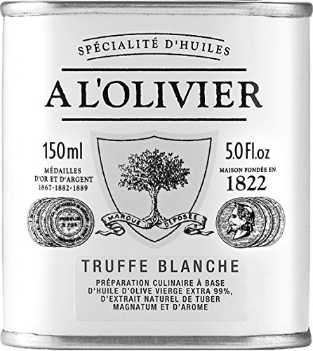 A l'Olivier - 'La Collection 1822' - Olivenöl mit weißem Trüffel (Truffe Blanche) 150 ml von à l'Olivier