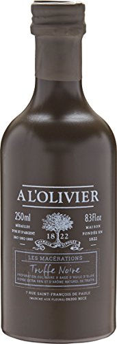 A l'Olivier - Olivenöl mit Trüffel (Truffe Noire) im Glasflakon 250 ml von à l'Olivier