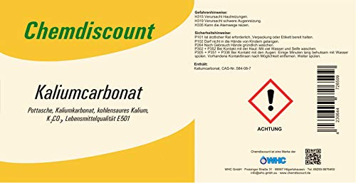 25kg Kaliumcarbonat Pottasche Lebensmittelqualität E501 als Sackware von adds4food