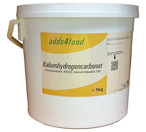 5kg Kaliumhydrogencarbonat (Kaliumbicarbonat) in Lebensmittelqualität E501 von adds4food