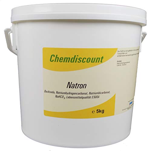 5kg Natron (Backsoda, Natriumhydrogencarbonat, Natriumbicarbonat, NaHCO3 in Lebensmittelqualität E500ii von adds4food