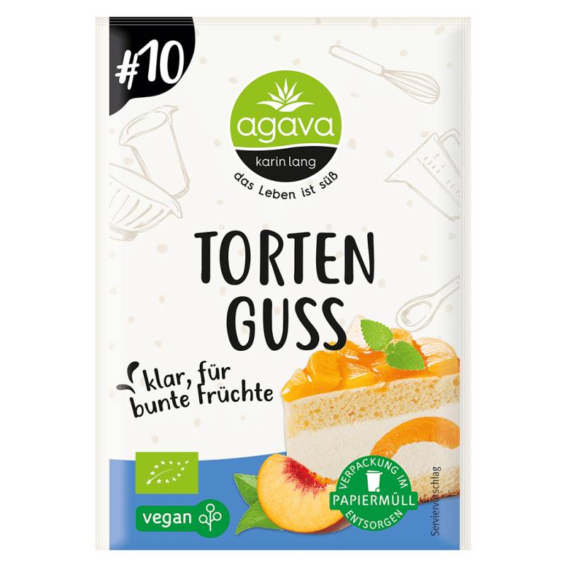 Bio Tortenguss, klar von agava
