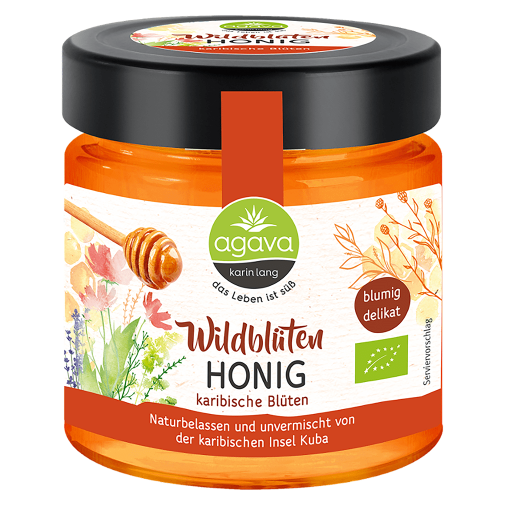Bio Wildblütenhonig - karibische Blüten von agava