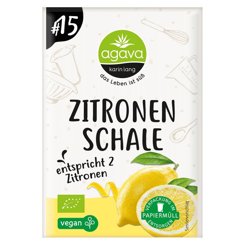 Bio Zitronenschale von agava