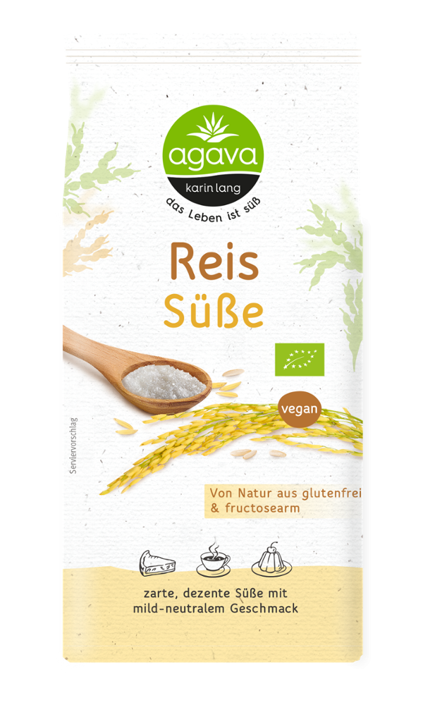 Bio kristalline Reissüße von agava