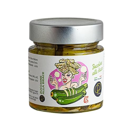 Gegrillte Zucchini in nativem Olivenöl extra 212ml - Ideal für Vorspeisen, Aperitifs und Snacks - Olio Piano Gegrillte Zucchini in nativem Olivenöl extra 212ml - Ideal für Vorspeisen, Aperitifs und Snacks - Olio Piano von agricola PIANO