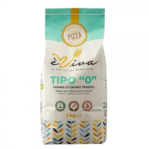 Agricola Piano – Forte 320 | Weichweizenmehl Typ 550 1 kg - Italienisch für zeitgenössische Pizza - Starkes Mehl - Ohne Zusatzstoffe - 100% natürlich - Mit lebendem Weizenkeim - Hohe Hydratation Agricola Piano – Forte 320 | Weichweizenmehl Typ 550 1 kg - Italienisch für zeitgenössische Pizza - Starkes Mehl - Ohne Zusatzstoffe - 100% natürlich - Mit lebendem Weizenkeim - Hohe Hydratation von agricola PIANO