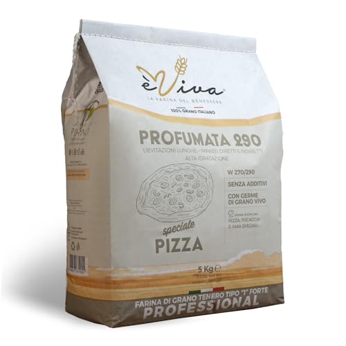 Agricola Piano – Profumata 290 | Weichweizenmehl mit Weizenkeim Starkes Typ 815 kg 5 - Für zeitgenössische Pizza und Pinsa Romana - Italienisches Mehl ohne Zusatzstoffe Agricola Piano – Profumata 290 | Weichweizenmehl mit Weizenkeim Starkes Typ 815 kg 5 - Für zeitgenössische Pizza und Pinsa Romana - Italienisches Mehl ohne Zusatzstoffe von agricola PIANO