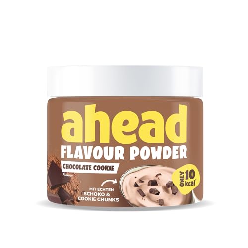 ahead Flavour Powder | Chocolate Cookie 250g | 83 Portionen | Nur 10 kcal pro Portion | Kalorienarmes Geschmackspulver mit Inulin und Laktase | Geprüfte Qualität - Made in Germany ahead Flavour Powder | Chocolate Cookie 250g | 83 Portionen | Nur 10 kcal pro Portion | Kalorienarmes Geschmackspulver mit Inulin und Laktase | Geprüfte Qualität - Made in Germany von ahead