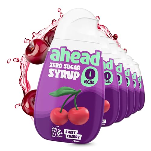 Ahead Zero Sirup │ Cherry 6 x 48 ml │ für 6-8 Liter Getränk │ getränkesirup zuckerfrei │ sirup ohne zucker & Kalorien │ hochkonzentrierter Fertiggetränk Fruchtextrakten sirup Ahead Zero Sirup │ Cherry 6 x 48 ml │ für 6-8 Liter Getränk │ getränkesirup zuckerfrei │ sirup ohne zucker & Kalorien │ hochkonzentrierter Fertiggetränk Fruchtextrakten sirup von ahead