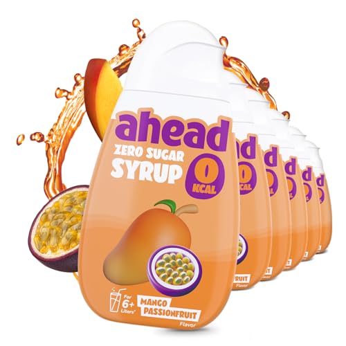 Ahead Zero Sirup │ Mango Passionfruit 6 x 48 ml │ für 6-8 Liter Getränk │ getränkesirup zuckerfrei │ sirup ohne zucker & Kalorien │ hochkonzentrierter Fertiggetränk Fruchtextrakten sirup Ahead Zero Sirup │ Mango Passionfruit 6 x 48 ml │ für 6-8 Liter Getränk │ getränkesirup zuckerfrei │ sirup ohne zucker & Kalorien │ hochkonzentrierter Fertiggetränk Fruchtextrakten sirup von ahead