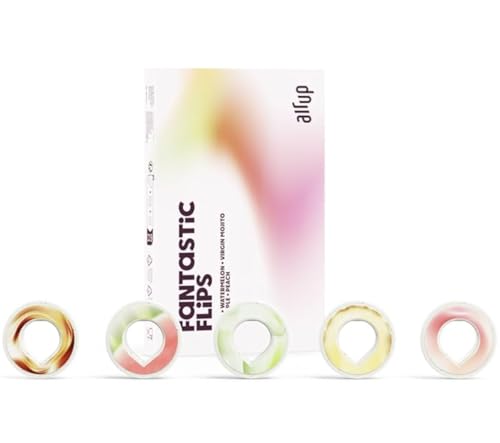 air up® Pods 5 Geschmacksrichtungen im Probier-Set Fantastic Flips | Duft-Pods für 25 Liter Wasser mit zuckerfreiem Geschmack Kola, Wassermelone, Virgin Mojito, Pfirsich, Ananas I für air up® Flaschen von air up