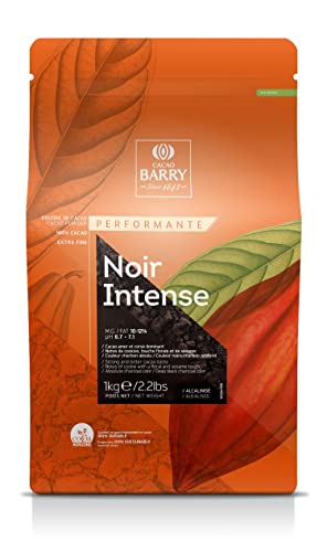 Schwarzer Kakao Intense Noir 1 kg Cacao Barry, tiefschwarzes Kakaopulver von LAOSEP