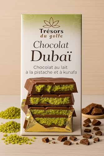 Schokolade Dubai – Die Gourmet-Allianz von Kadaif, Pistazien und Schokolade im großen Format 200 g für noch mehr Leckereien Schokolade Dubai – Die Gourmet-Allianz von Kadaif, Pistazien und Schokolade im großen Format 200 g für noch mehr Leckereien von al badil