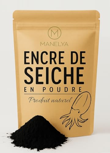 Tintenfisch, Pulver, 50 g – 100 % natürliche Lebensmittelfarbe Tintenfisch, Pulver, 50 g – 100 % natürliche Lebensmittelfarbe von al badil