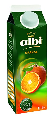Albi Gold Orangen-Saft 100%, 6er Pack (6 x 1 l Packung) von albi
