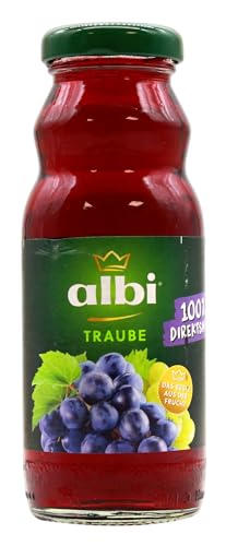 albi Traubensaft, 24er Pack (24 x 0.2 l) EINWEG von albi