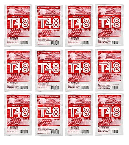 12 x Turbohefe - T48 140g, Hefe für Zucker- oder Fruchtgärung, Turbo Hefe, Hefe für Maische, Hefe für die Gärung, Wodka-Hefe von AlcoFermBrew