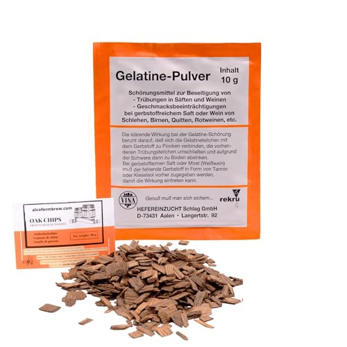 AlcoFermBrew Gelatine 10g - Vina Weinklärmittel, Schönungsmittel, Gelatine Pulver AlcoFermBrew Gelatine 10g - Vina Weinklärmittel, Schönungsmittel, Gelatine Pulver von AlcoFermBrew