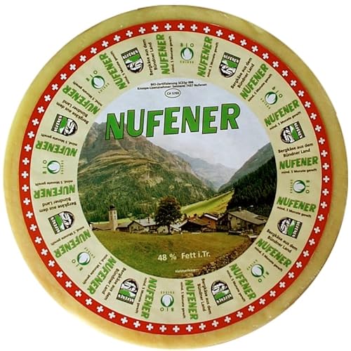 Nufener Bündner Bergkäse 6 x 100 gr von amorebio