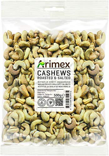 Arimex Geröstete und gesalzene Cashew-Nüsse, 500 g Arimex Geröstete und gesalzene Cashew-Nüsse, 500 g von Arimex