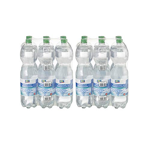 Natürliches Mineralwasser Medium (12 x 1,5L Flaschen) von aro