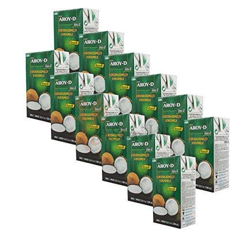 Kokosmilch 12x1L premium von Aroy-D