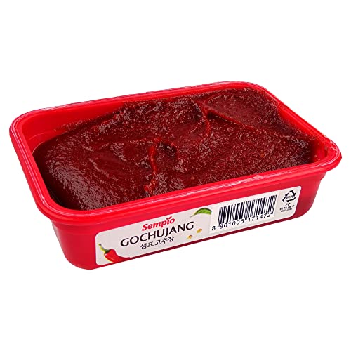 asiafoodland - Gochujang Paste (vegan) - fermentierte red Pepper sojabohnenpaste - spicy Bohnenpaste als Marinade und für tteokbokki inkl. Sesam Topping, 1er Pack (1 x 200g) von asiafoodland.de