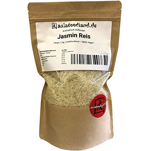 Asiafoodland - Jasmin Reis - Duftreis - Langkorn, 1er Pack (1 x 1kg) von asiafoodland.de