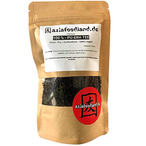 Asiafoodland - Premium - Pu-Erh Tee - roter Tee - 70 g von asiafoodland.de