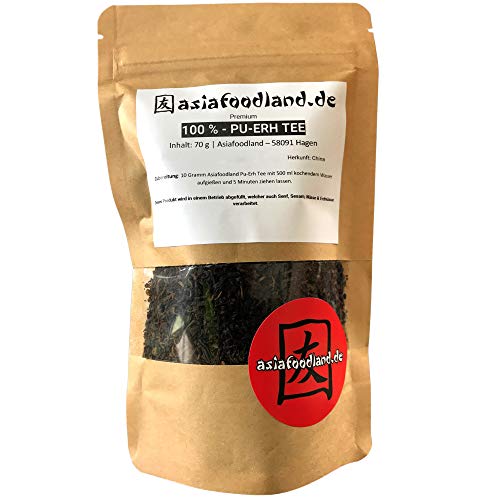 Asiafoodland - Premium - Pu-Erh Tee - roter Tee - 70 g von asiafoodland.de