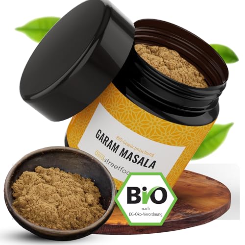 asiastreetfood Garam Masala Bio 40 g – Indische Gewürzmischung aus 11 Gewürzen – Garam Masala Gewürz ideal für Currys, Suppen, Eintöpfe & Marinaden – Premium-Gewürzmischung mit warm-würzigem Aroma asiastreetfood Garam Masala Bio 40 g – Indische Gewürzmischung aus 11 Gewürzen – Garam Masala Gewürz ideal für Currys, Suppen, Eintöpfe & Marinaden – Premium-Gewürzmischung mit warm-würzigem Aroma von asiastreetfood