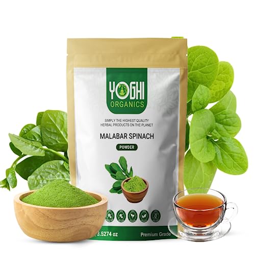 200g organisches Malabar Spinat Pulver reines gesundes Pflanzenpulver-Grade A Yoghy Produkt von ayurveda
