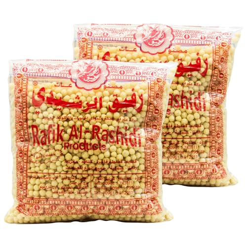 Al Rashidi - Moghrabieh Couscous Perlen - orientalischer natürlicher Kuskus - arabischer Weizenvollkorngrieß 800 g (2 x 800 g) von baba GOURMET