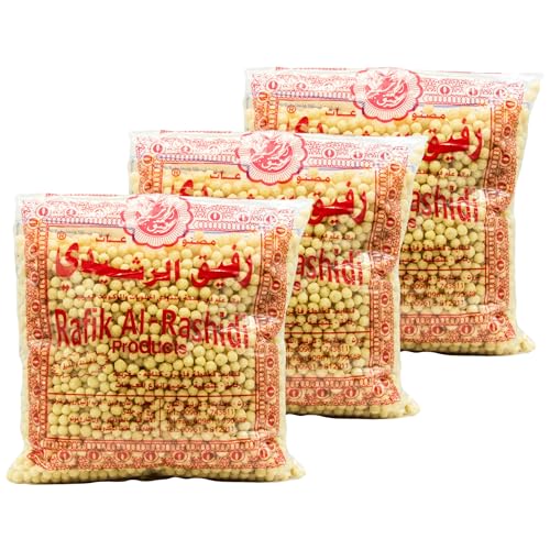 Al Rashidi - Moghrabieh Couscous Perlen - orientalischer natürlicher Kuskus - arabischer Weizenvollkorngrieß 800 g (3 x 800 g) von baba GOURMET