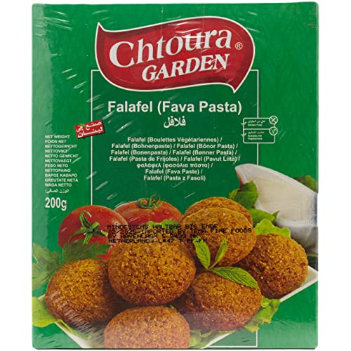 Chtoura Garden Arabische Falafelmischung - Vegane Bratlinge - Vegetarische Falafel 200 g (1 x 200 g) von baba GOURMET