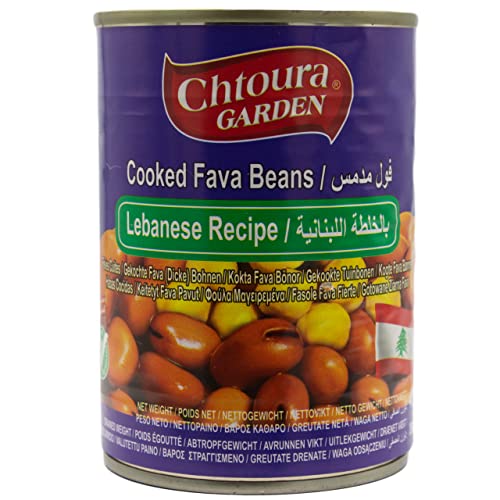 Chtoura Garden Foul Medammas Libanesisches Rezept 400 g (Abtropfgewicht 260 g) - typisch orientalische Vorspeise - gekochte Favabohnen vegan von baba GOURMET