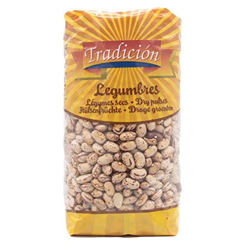 Tradicion - Wachtelbohnen oder Pintobohnen (getrocknet) - Vorratspack - 1 kg Packung von baba GOURMET